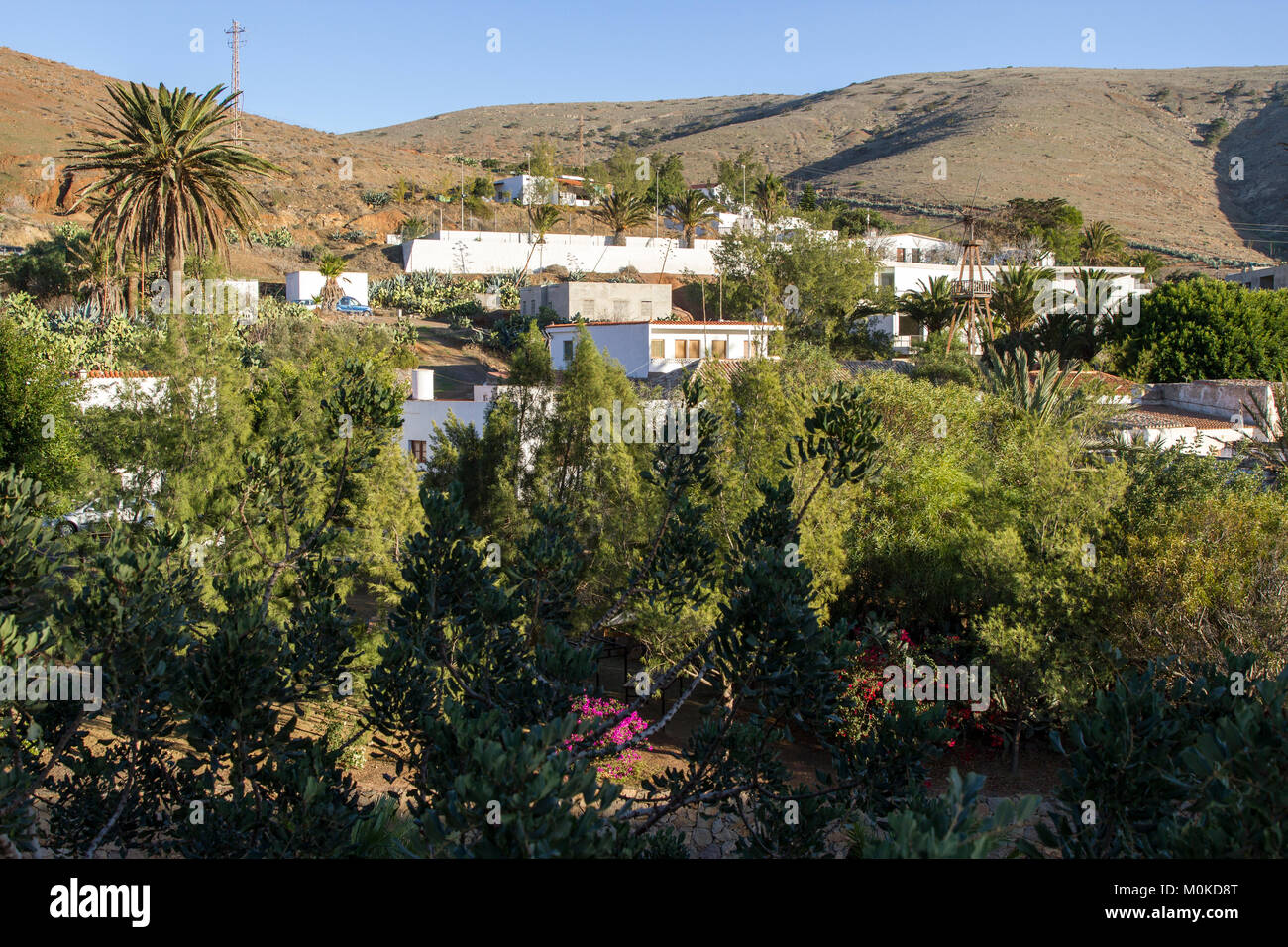 Small Village in Fuerteventura Stock Photo