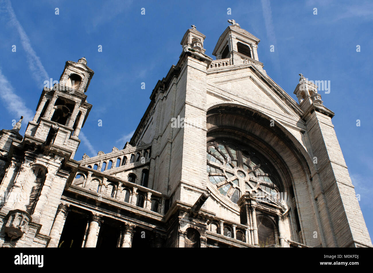 Church of Sainte Catherine in Brussels, Belgium. Stock Photo