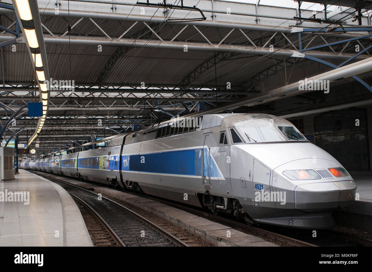 SNCF high speed train at Brussels station Belgium Stock Photo - Alamy