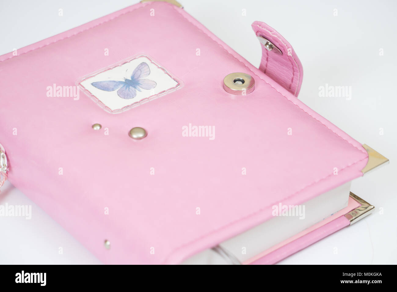Handmade Pink Color Leather Notebook Planner For Business Or