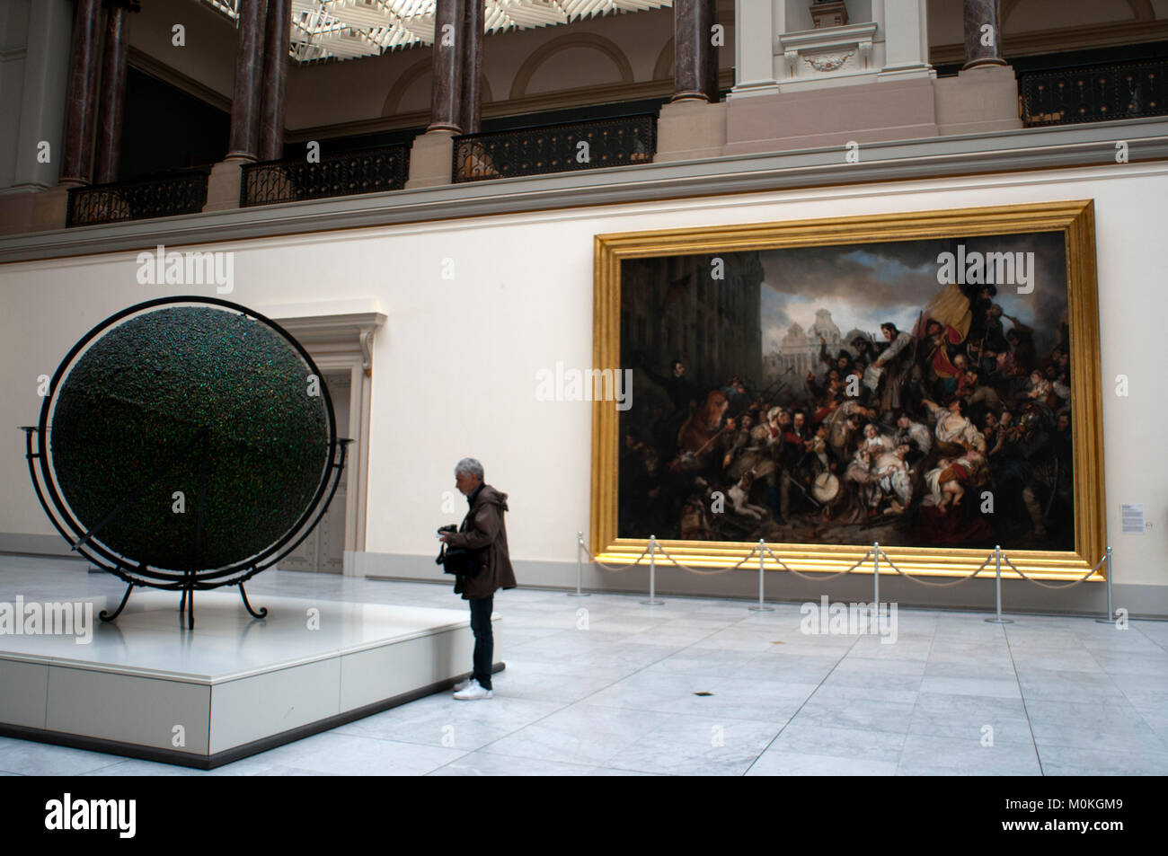 Musées royaux des Beaux-Arts de Belgique, Royal Museums of Fine Arts, Rue du Musée, Brussels, Belgium, Europe Stock Photo