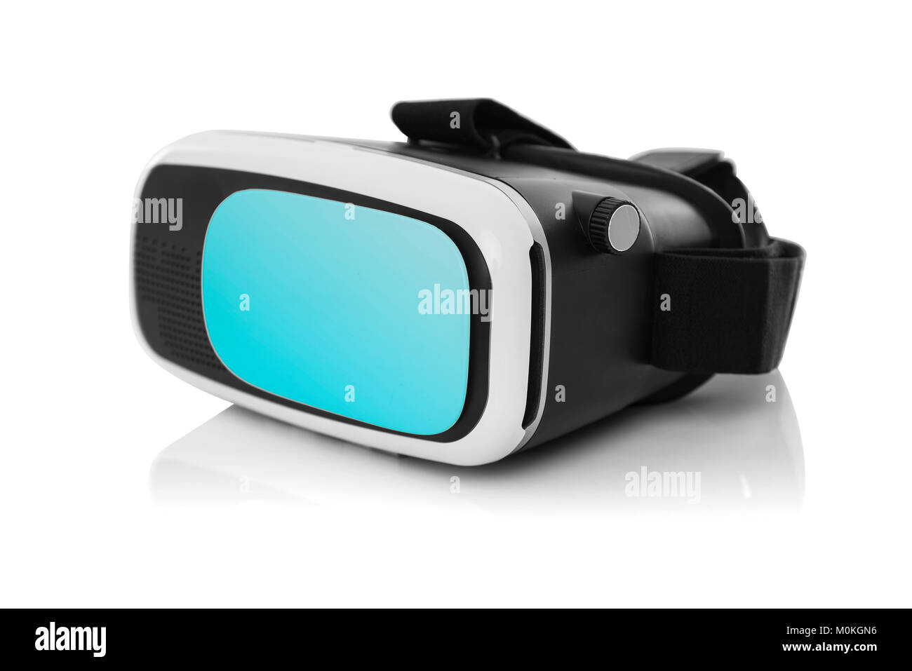 Virtual reality glasses isolated on white background. Stock Photo