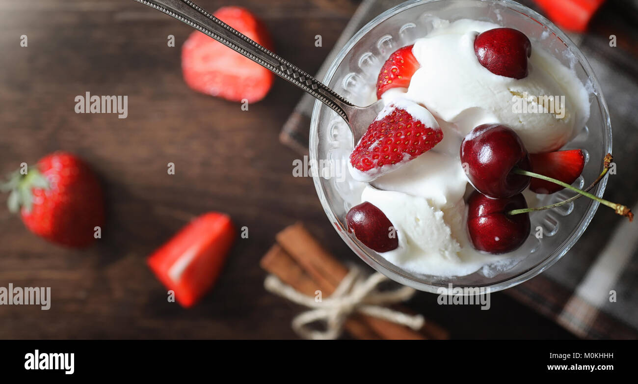 Ice Cream Bowl Isolated High Resolution Stock Photography and Images