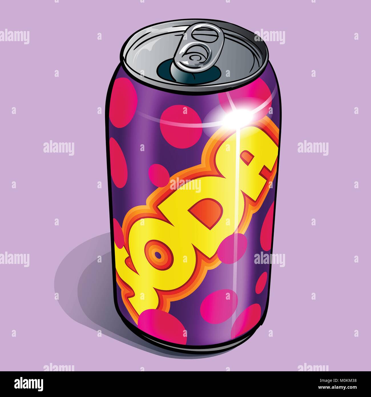 Soda tab can Stock Vector Images - Alamy
