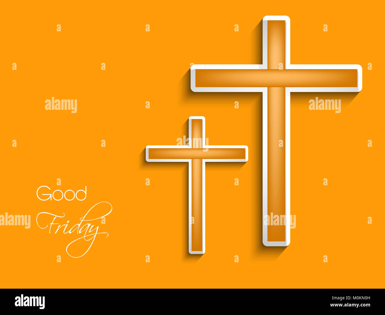 illustration of elements of Christian holiday Good Friday background Stock  Photo - Alamy