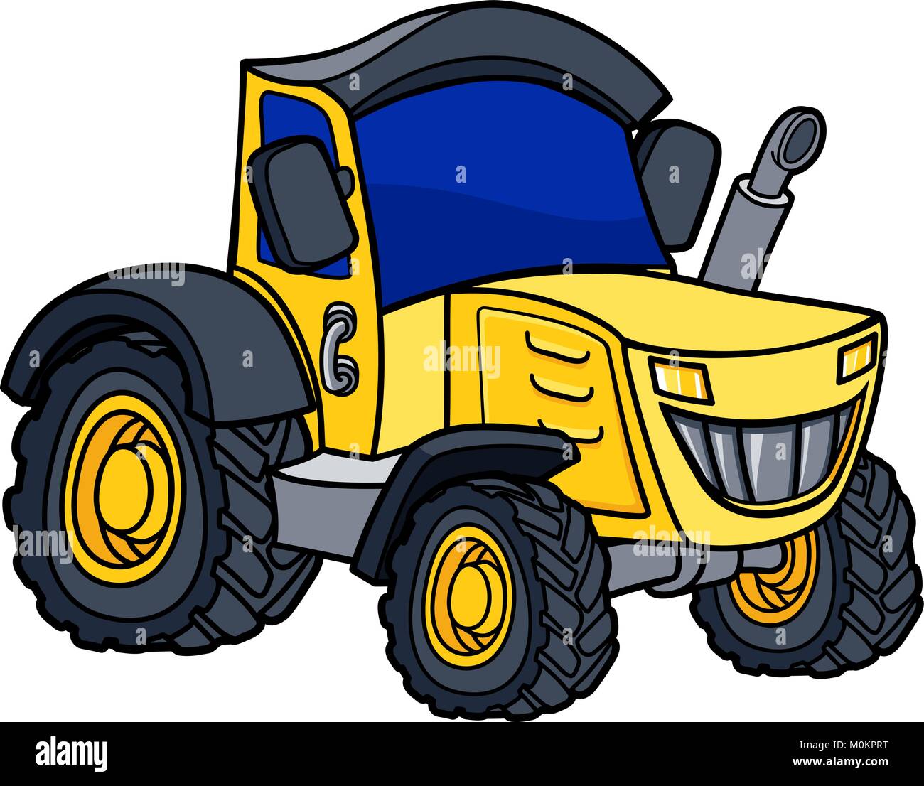Cartoon tractor hi-res stock photography and images - Alamy