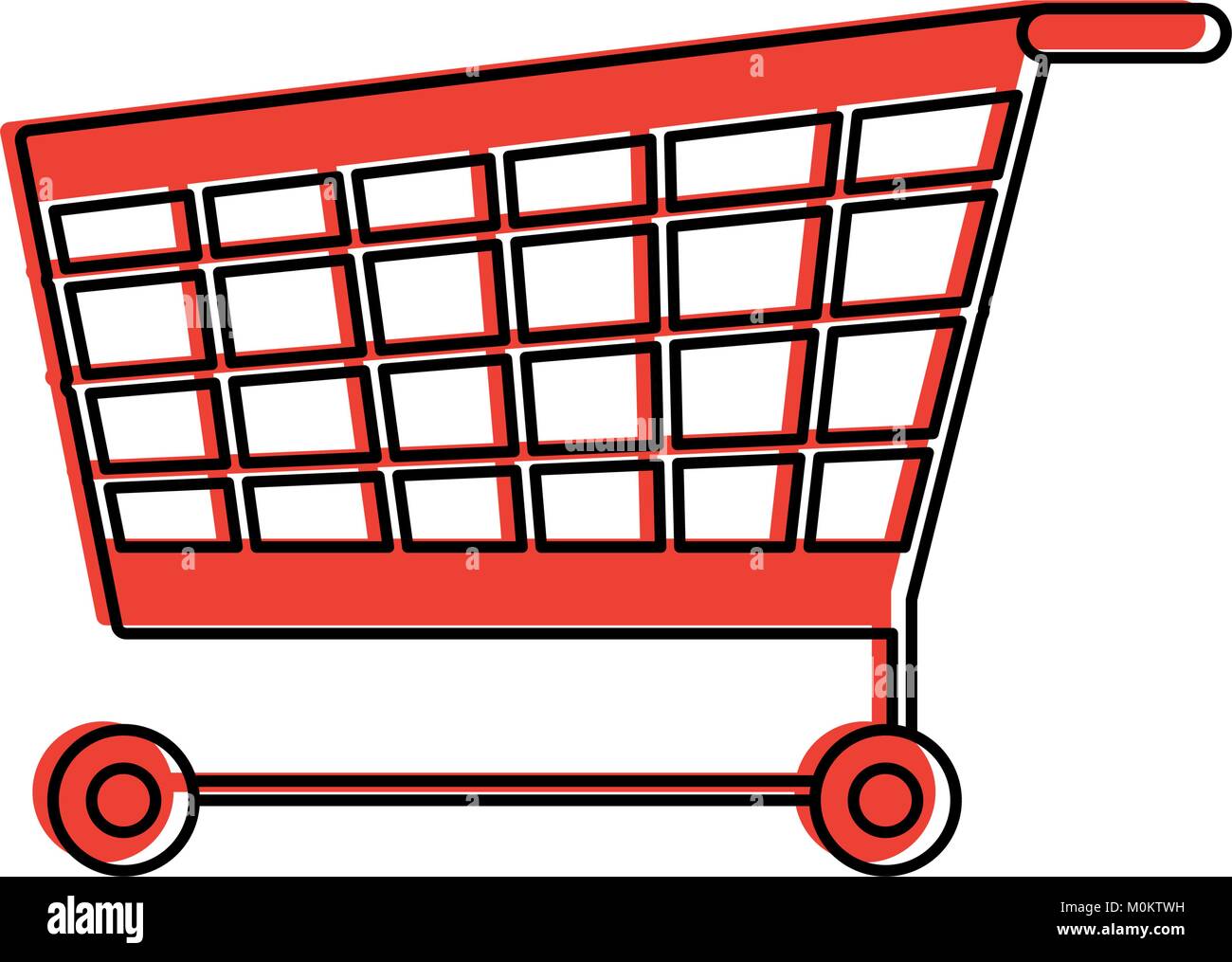 Shopping cart isolated Stock Vector Image & Art - Alamy