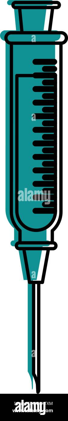 Medical syringe isolated Stock Vector Image & Art - Alamy