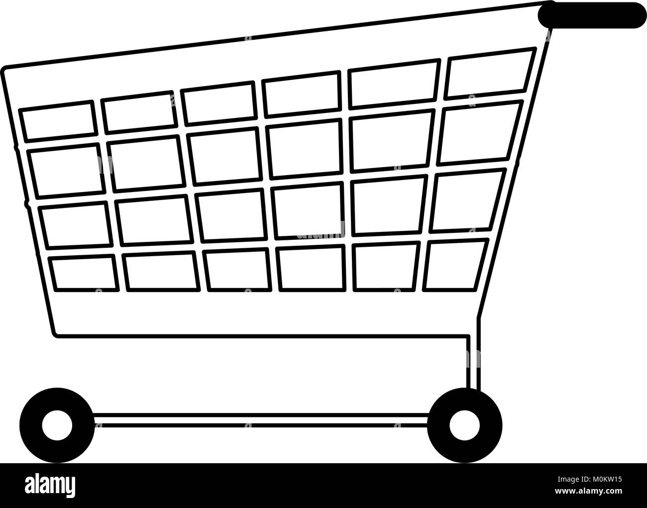 Shopping cart isolated Stock Vector Image & Art - Alamy