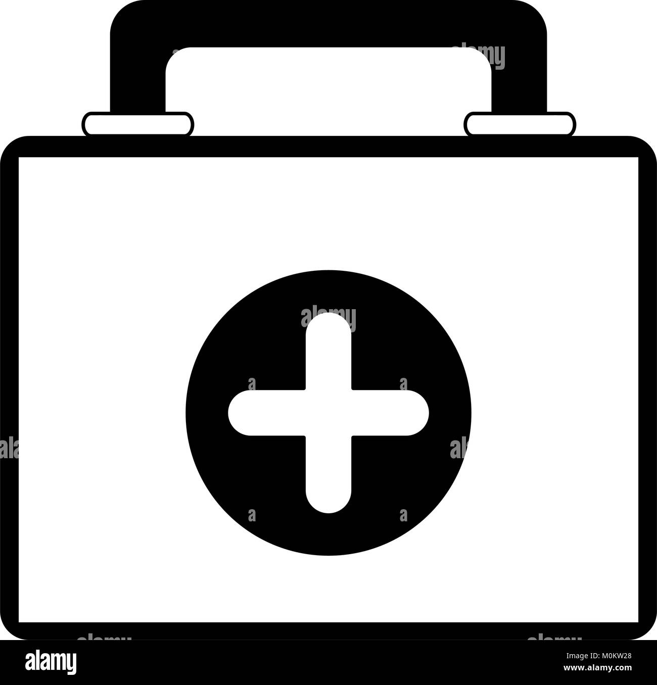 First aid kit tool Black and White Stock Photos & Images - Alamy