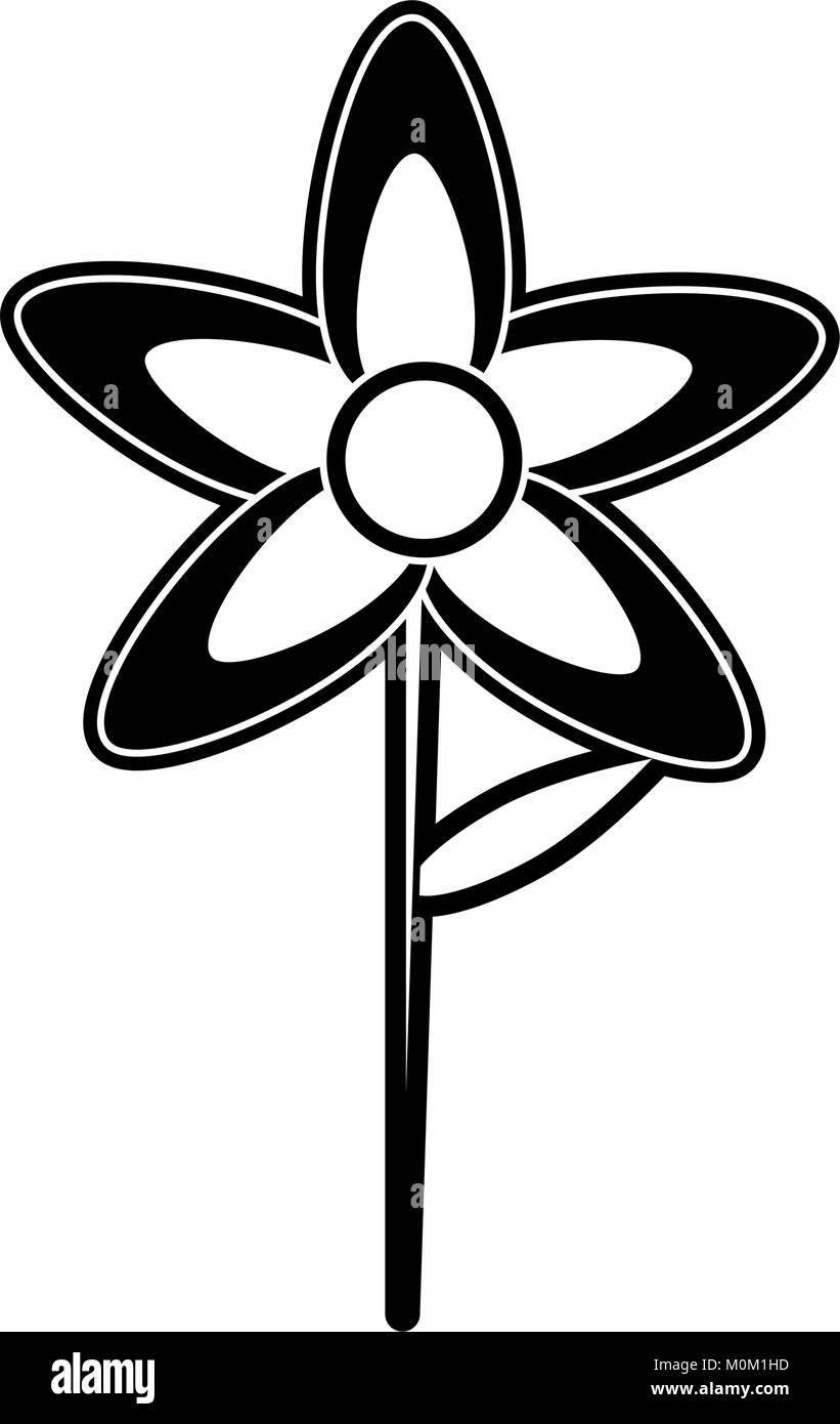 Beautiful flower isolated Stock Vector Image & Art - Alamy