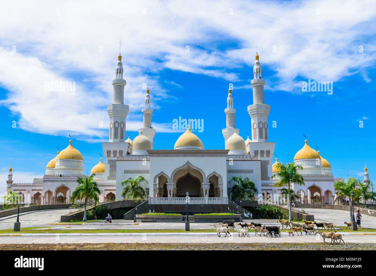 The biggest mosque in the Philippines or commonly known as the Grand Mosque of Cotabato Stock Photo