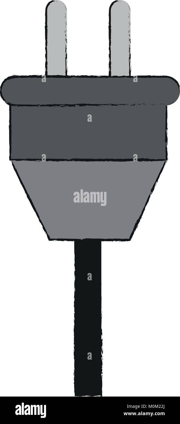 Electric plug isolated Stock Vector Image & Art - Alamy