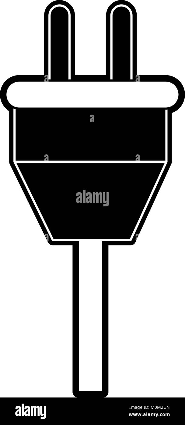 Electric plug isolated Stock Vector Image & Art - Alamy