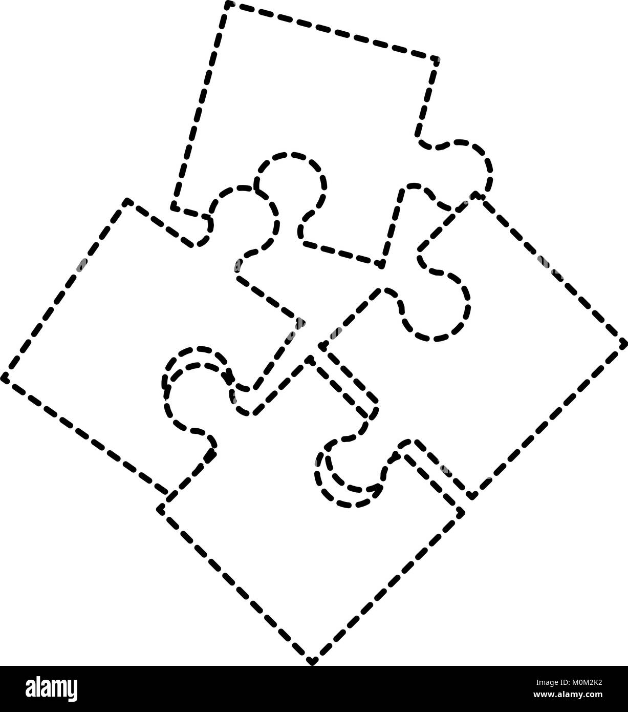 Jigsaw puzzle symbol Stock Vector Image & Art Alamy