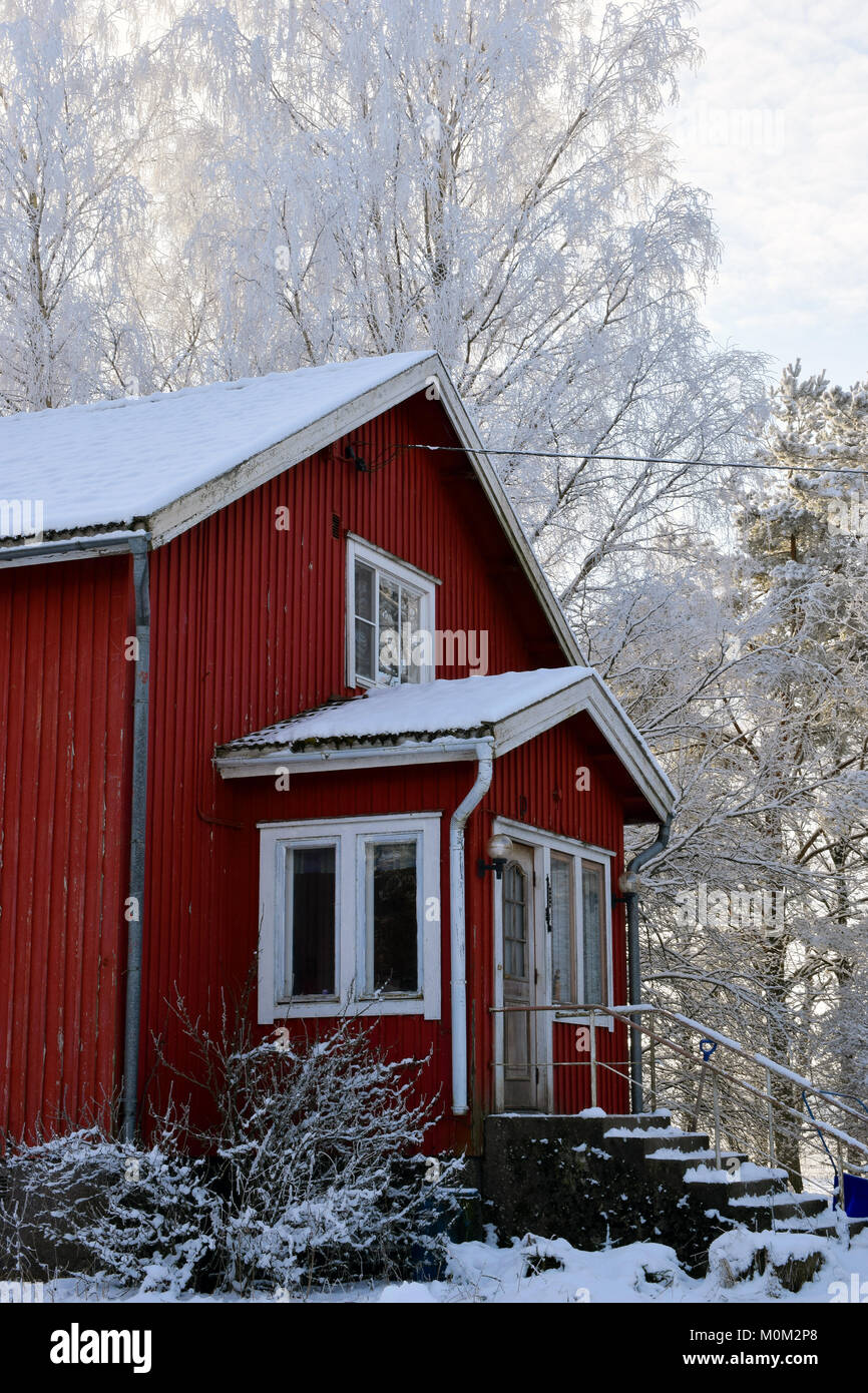 Old traditional finnish house in hires stock photography and images