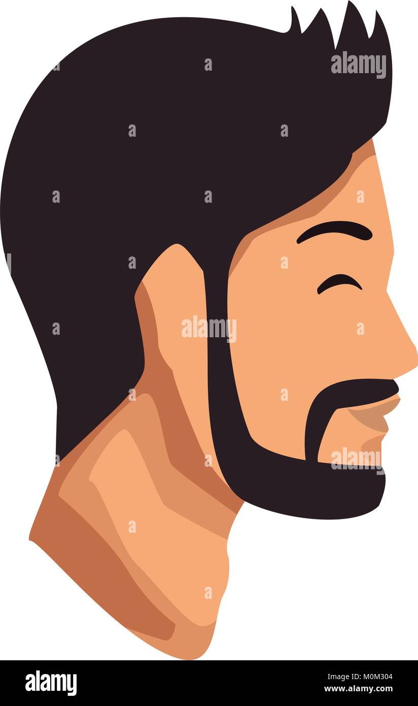 Man silhouette head Stock Vector Image & Art - Alamy