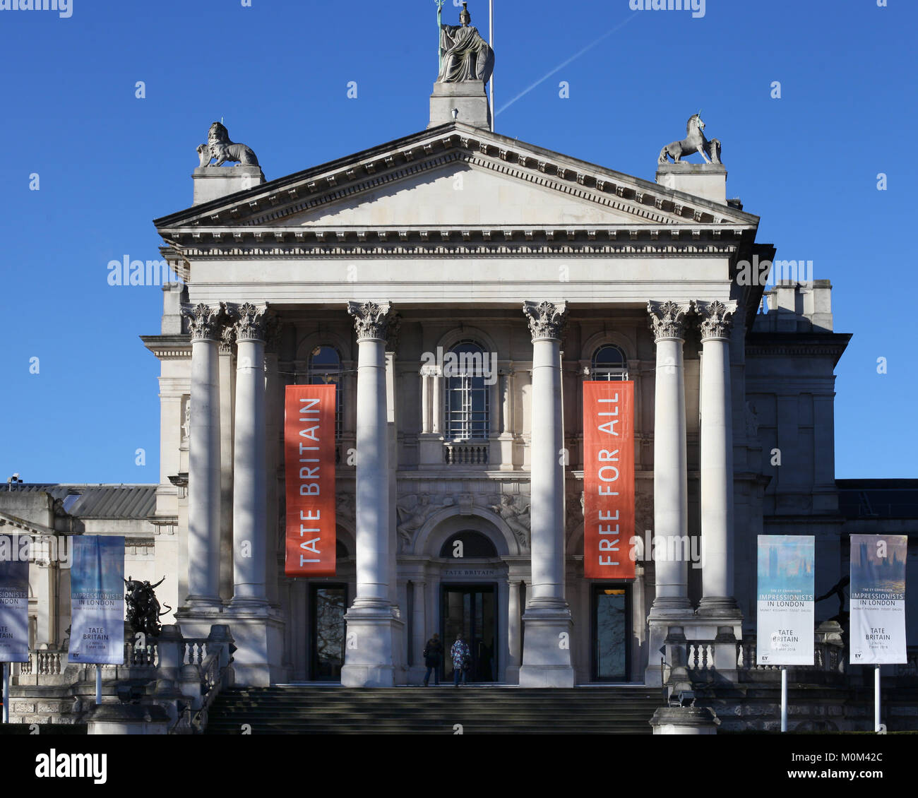 Tate Britain art gallery in London, England, Britain Stock Photo