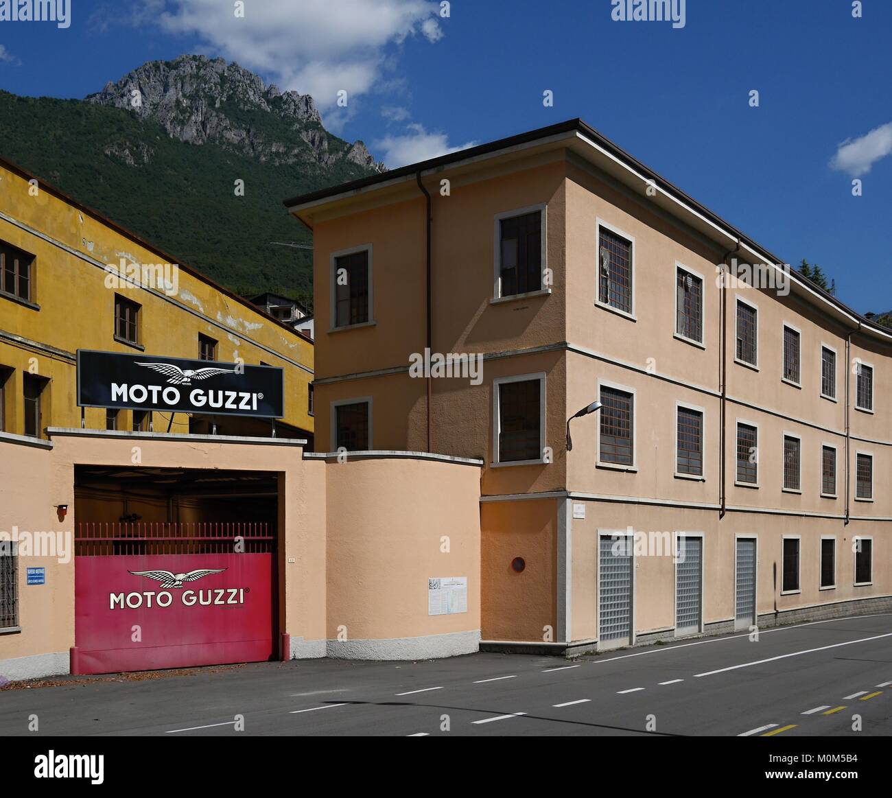 Moto Guzzi Factory, Mandello del Lario, Italy Stock Photo