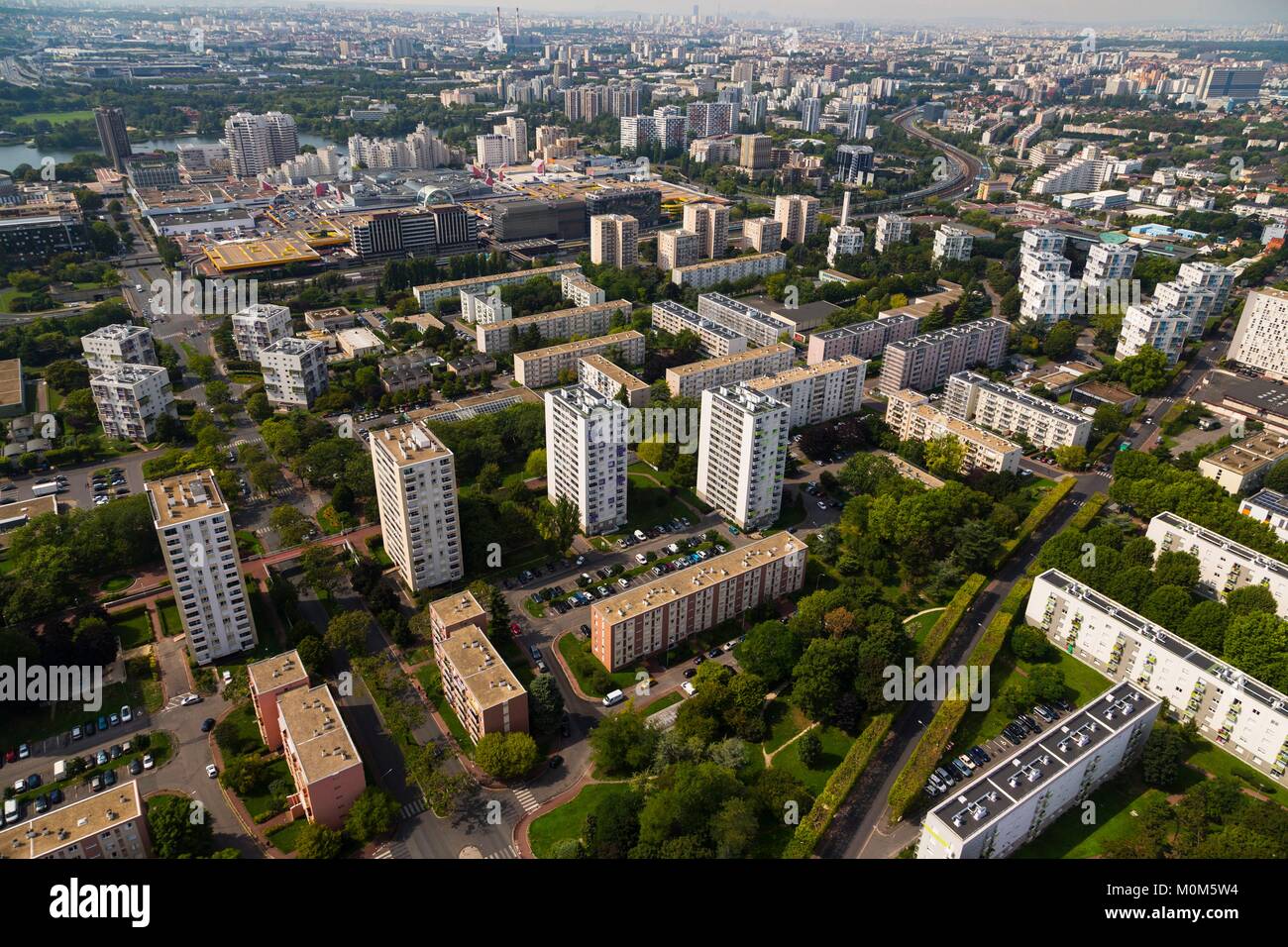 France,Val de Marne,Creteil,Mont Mesly District by architect Gustav