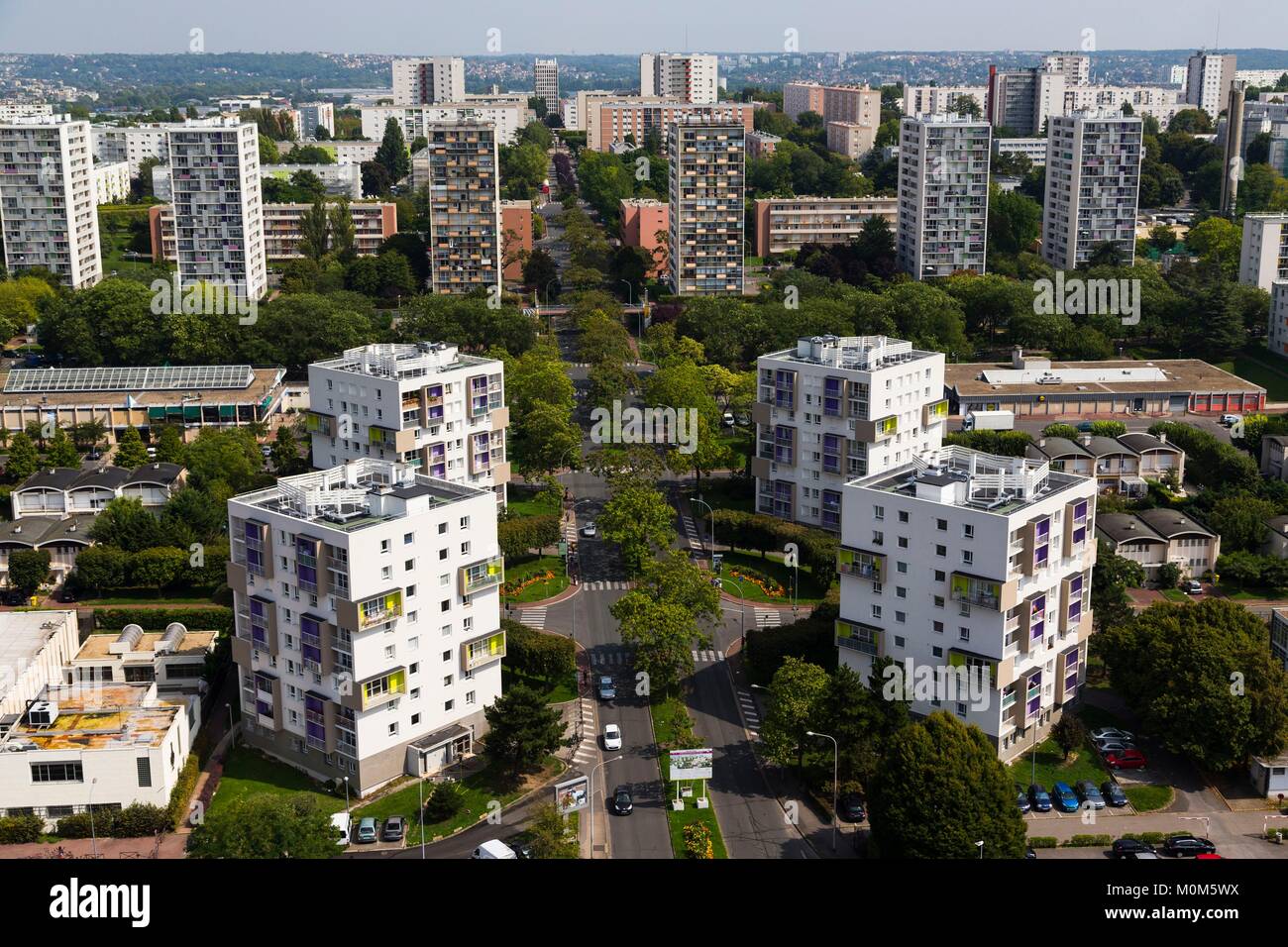 France,Val de Marne,Creteil,Mont Mesly District by architect Gustav ...