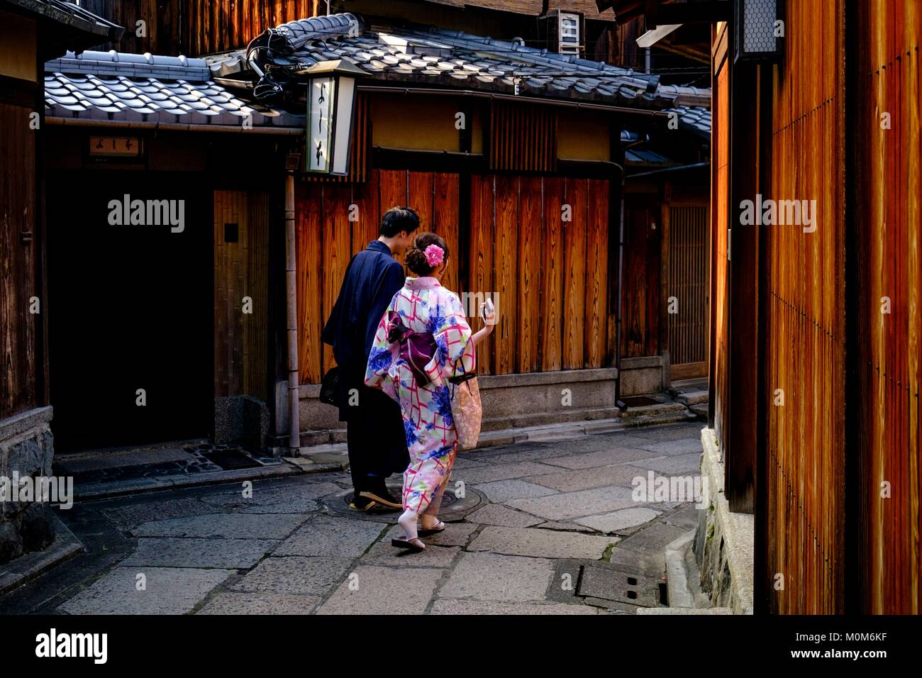 Japan,Honshu island,Kansaï region,Kyoto,Ishibei koji area Stock Photo