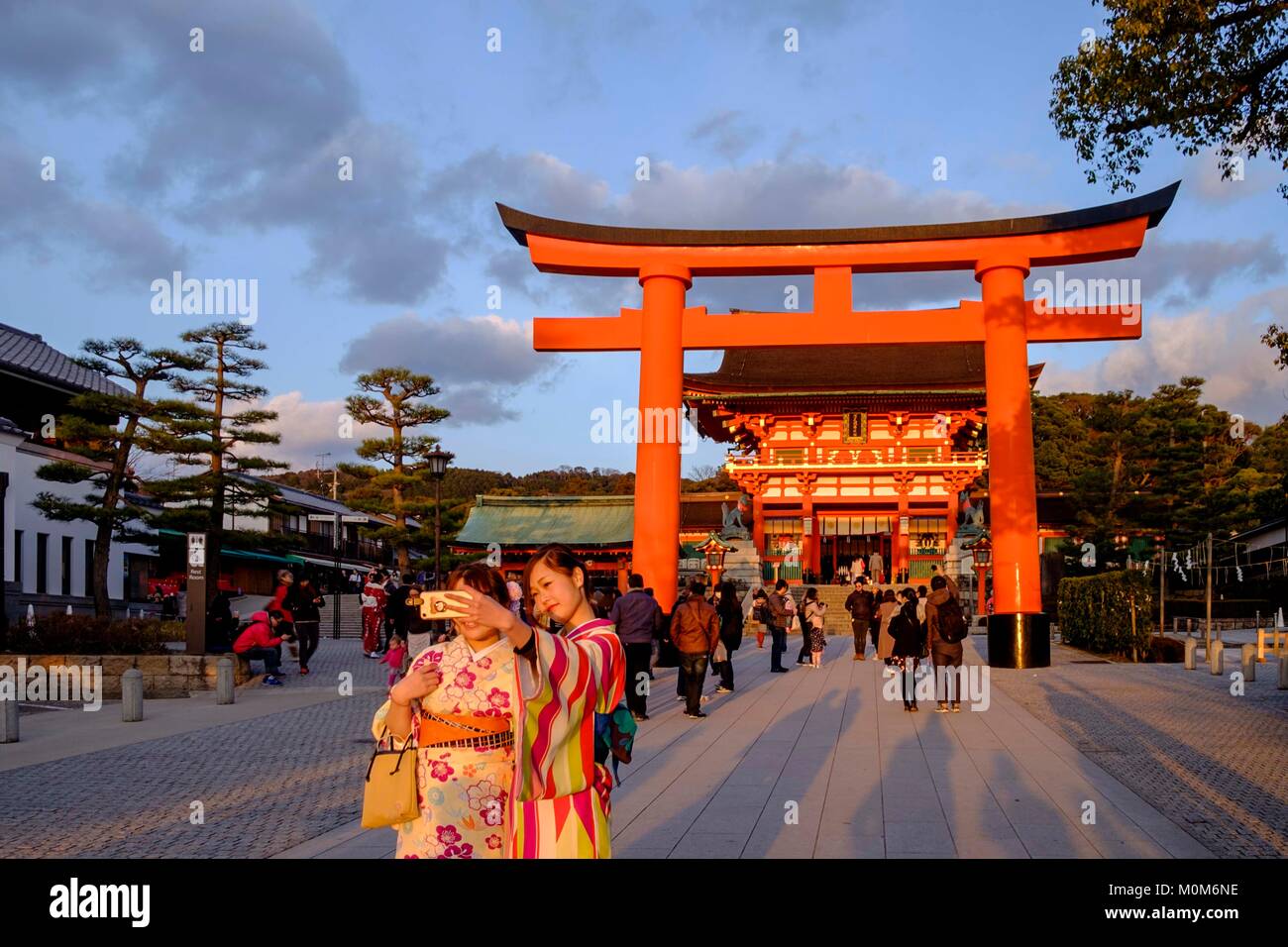 Japan,Honshu island,Kansaï region,Kyoto,Fushimi Inari-taisha temple,Shinto sanctuary Stock Photo