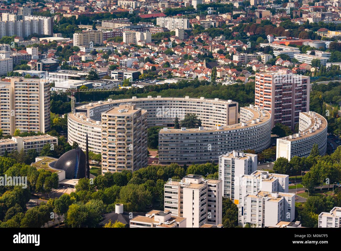 France,Val de Marne,Creteil,Montaigut district and Catholic cathedral