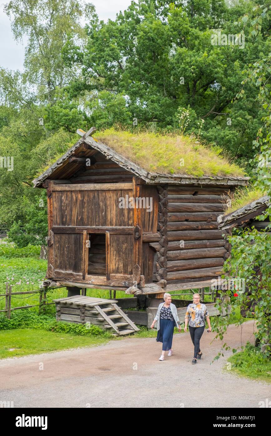 Norway,Oslo,Bygdoy peninsula,Folklore Museum (Norsk Folkemuseum Stock ...