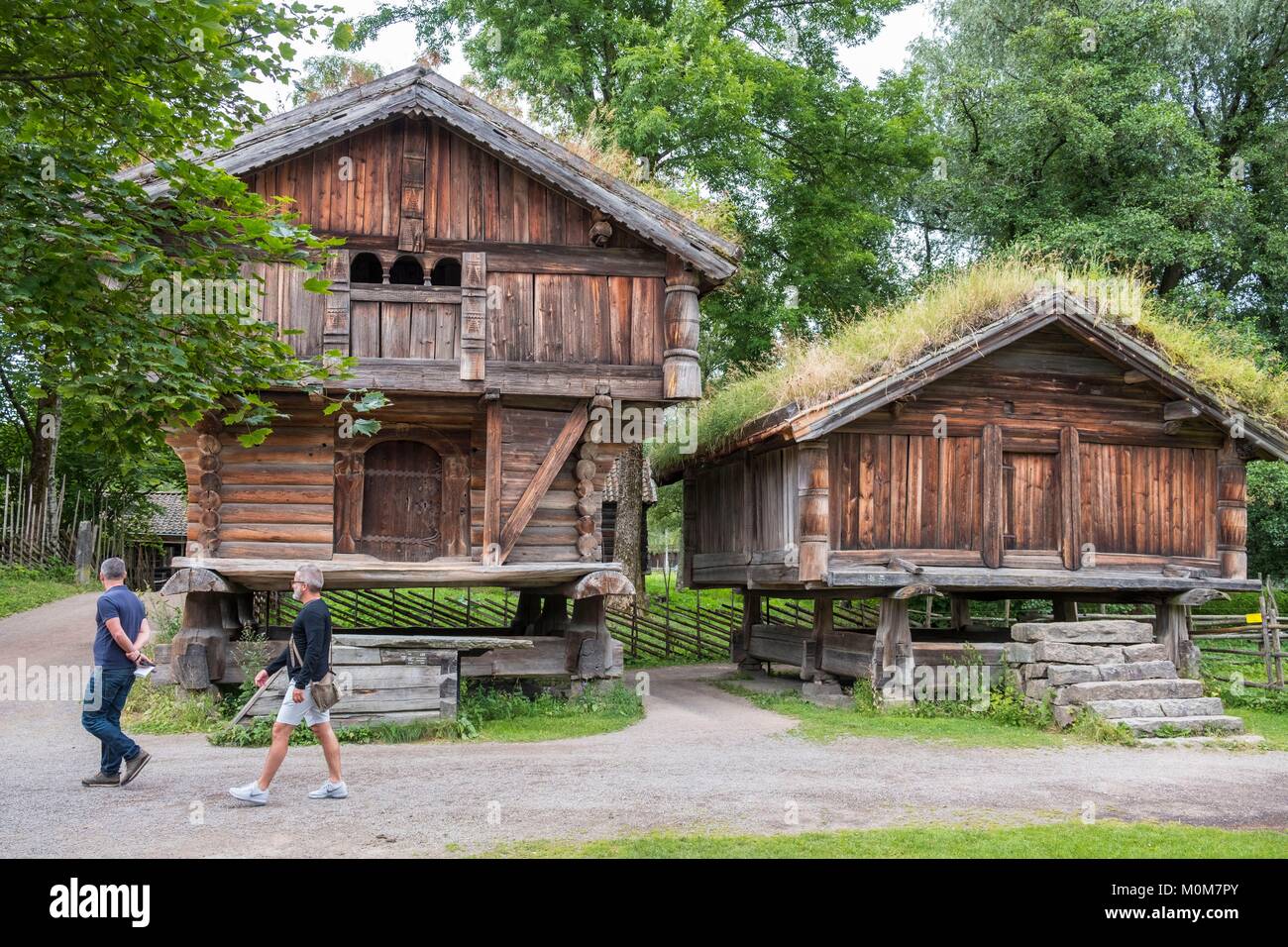 Norway,Oslo,Bygdoy peninsula,Folklore Museum (Norsk Folkemuseum Stock ...