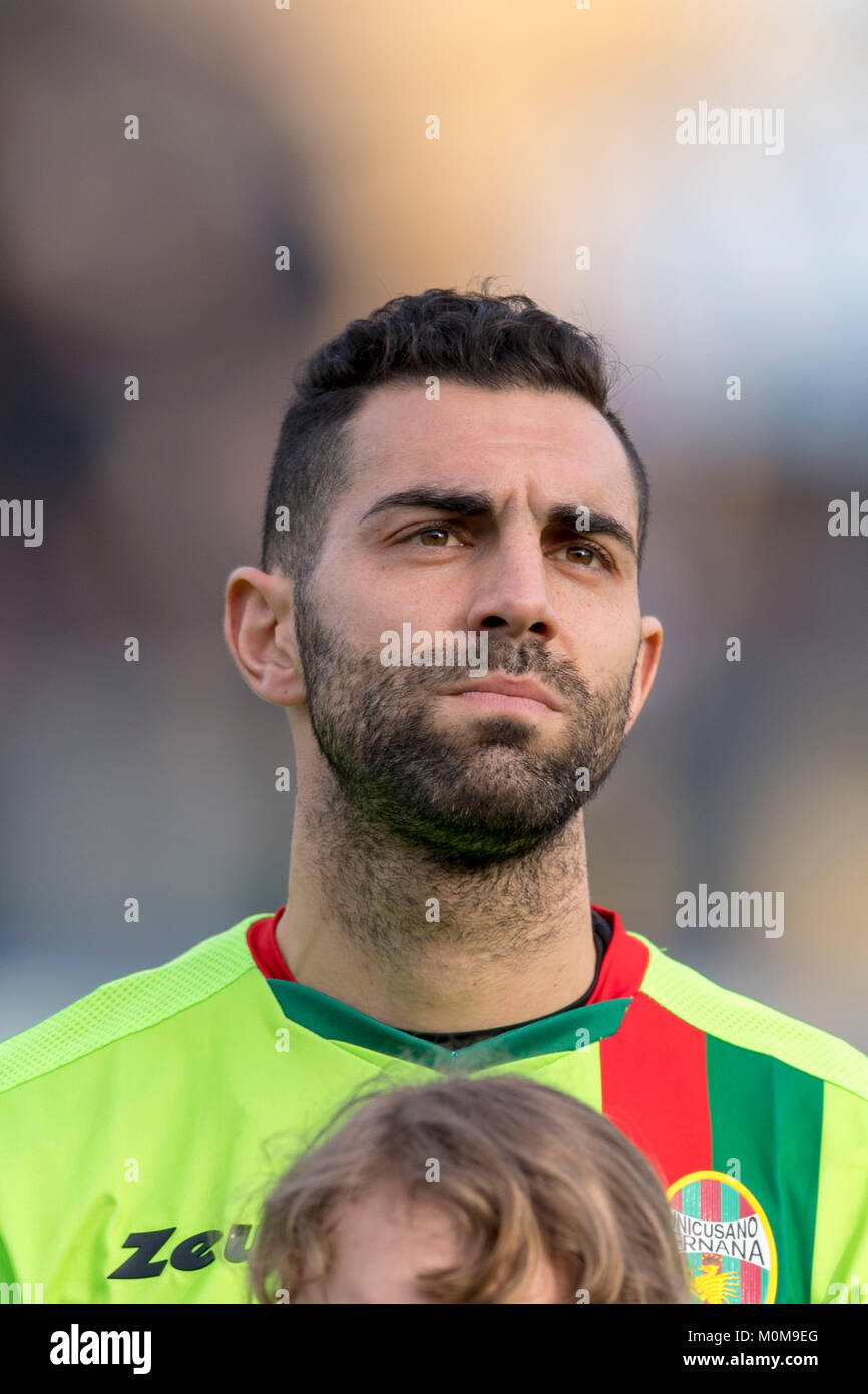 Bologna, Italy. 20th Jan, 2018. Giuseppe Statella (Ternana) Football ...