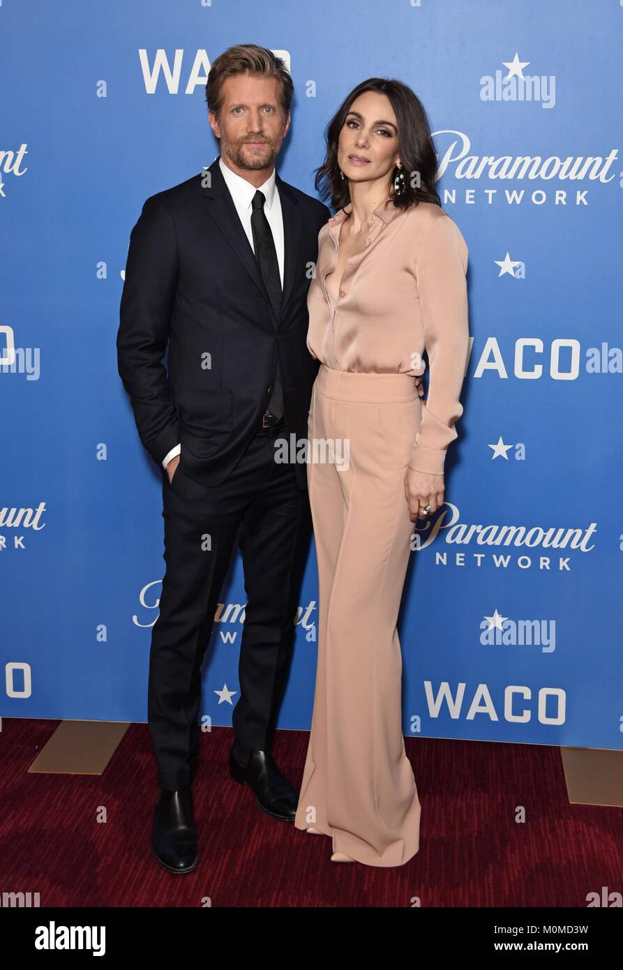 New York, NY, USA. 22nd Jan, 2018. Paul Sparks, Annie Parisse at