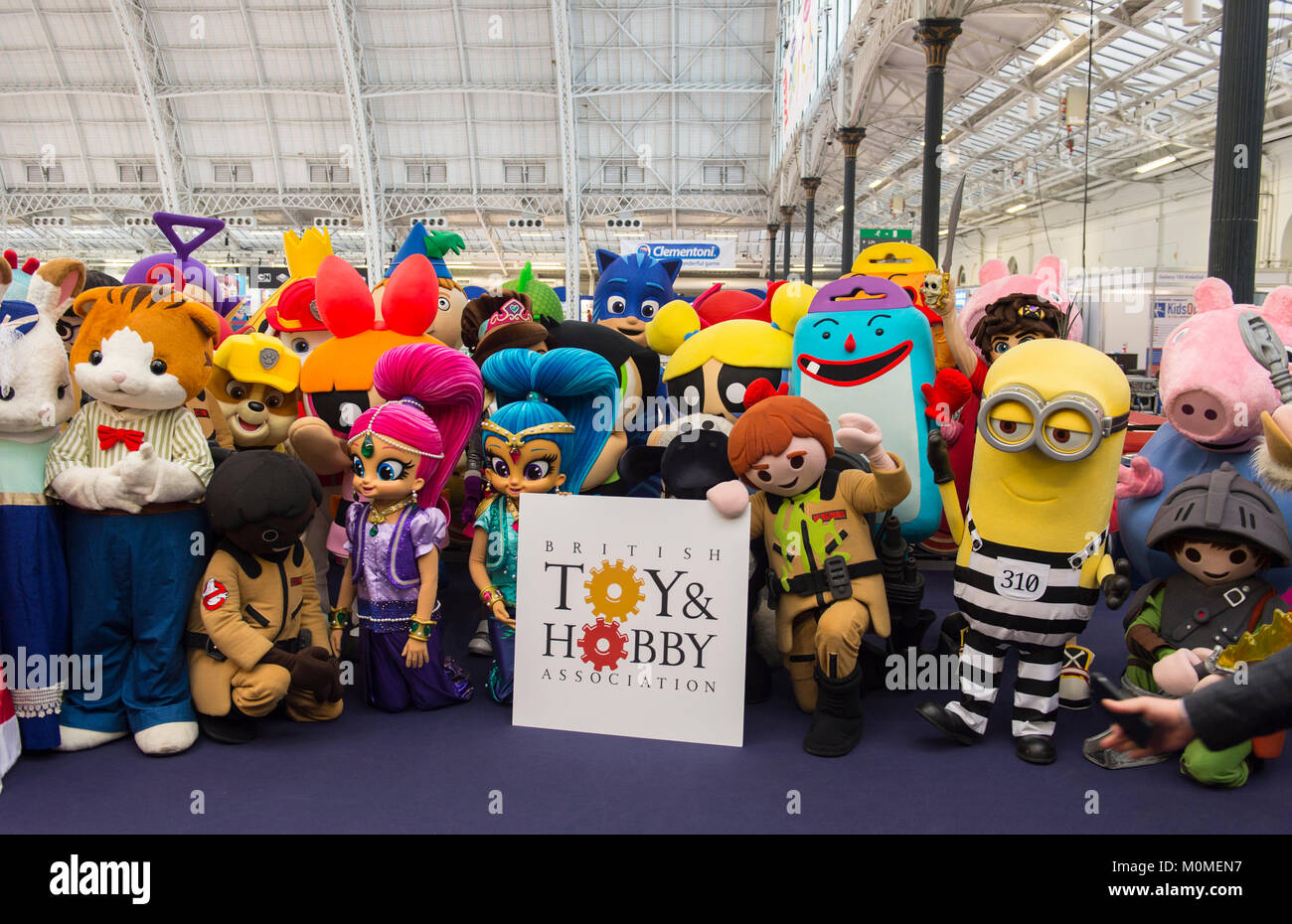 Olympia, London, UK. 23rd Jan, 2018. London Toy Fair, the largest