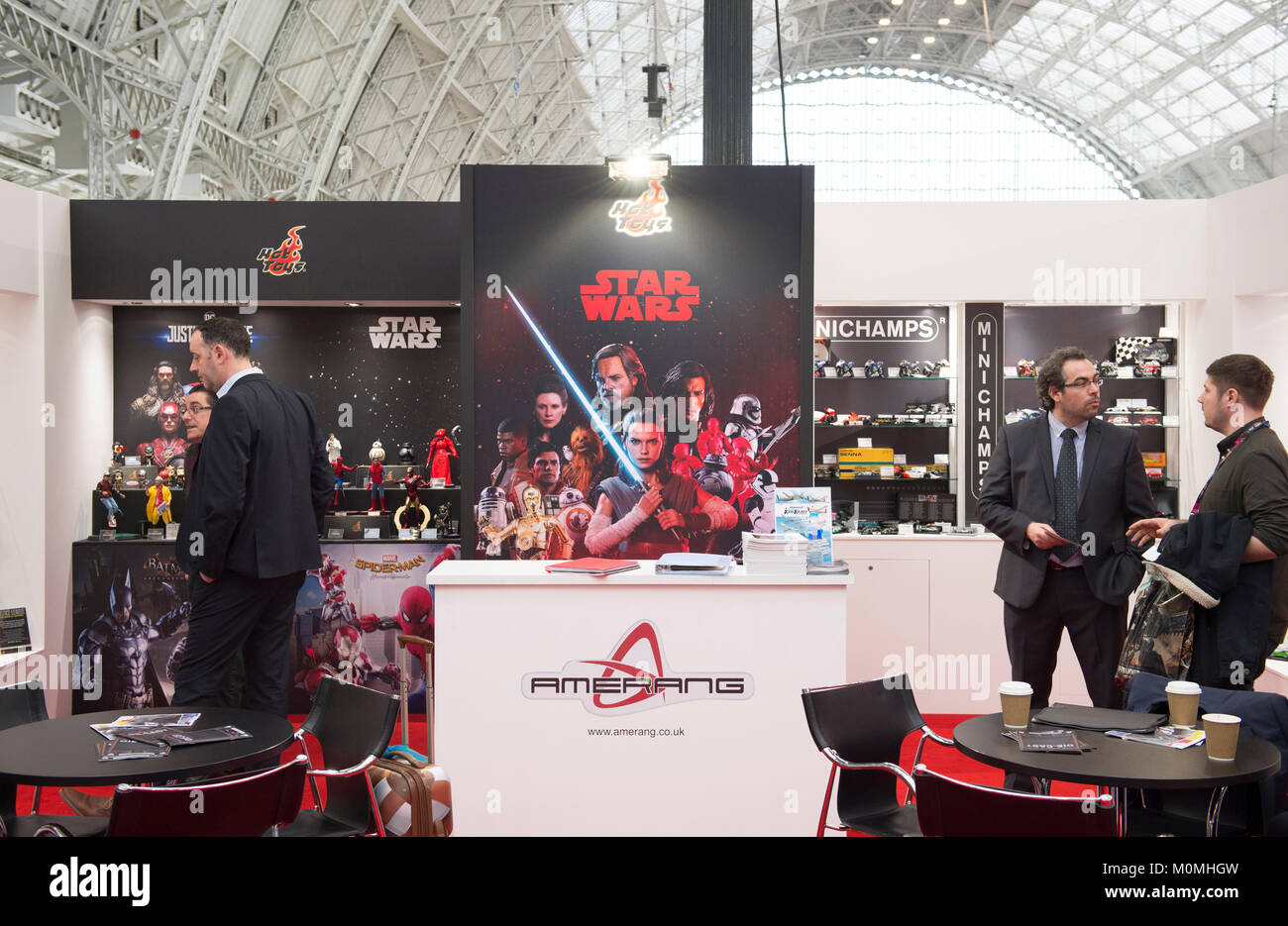 Olympia, London, UK. 23 January 2018. London Toy Fair, the largest