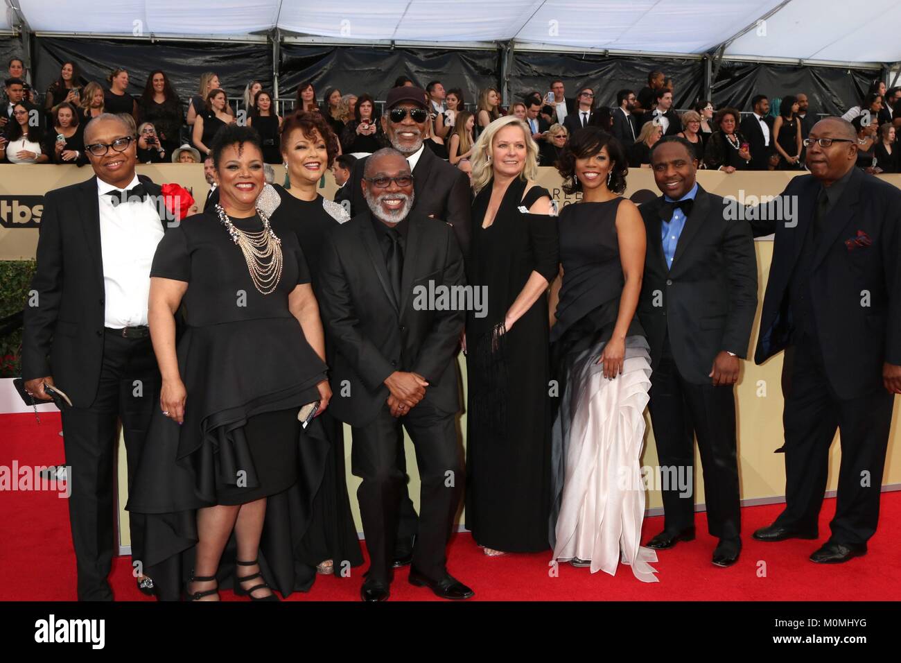 Morgan freeman and family hi-res stock photography and images - Alamy