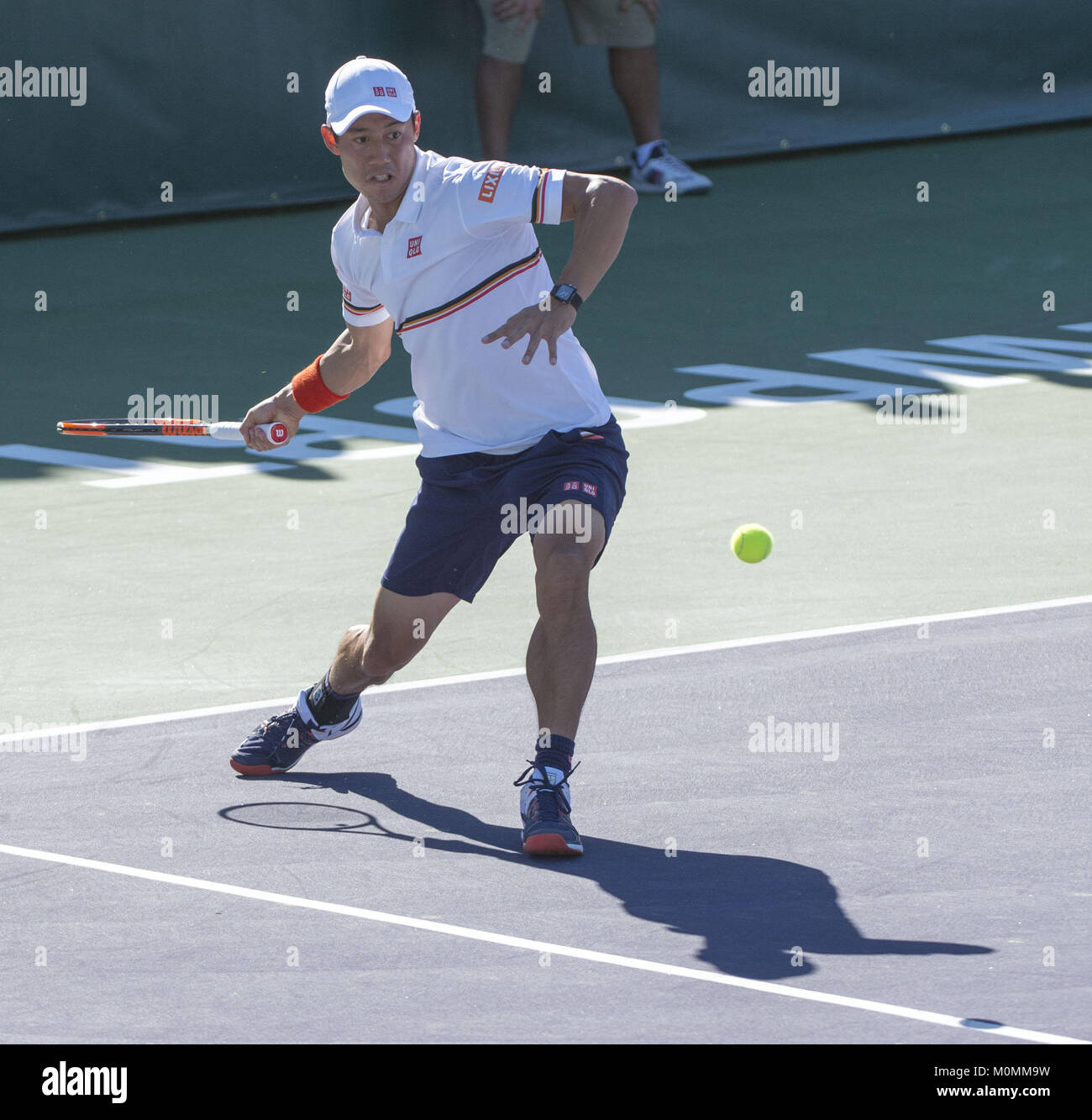 Newport Beach, California, USA. 23rd Jan, 2018. Kei Nishikori (Japan