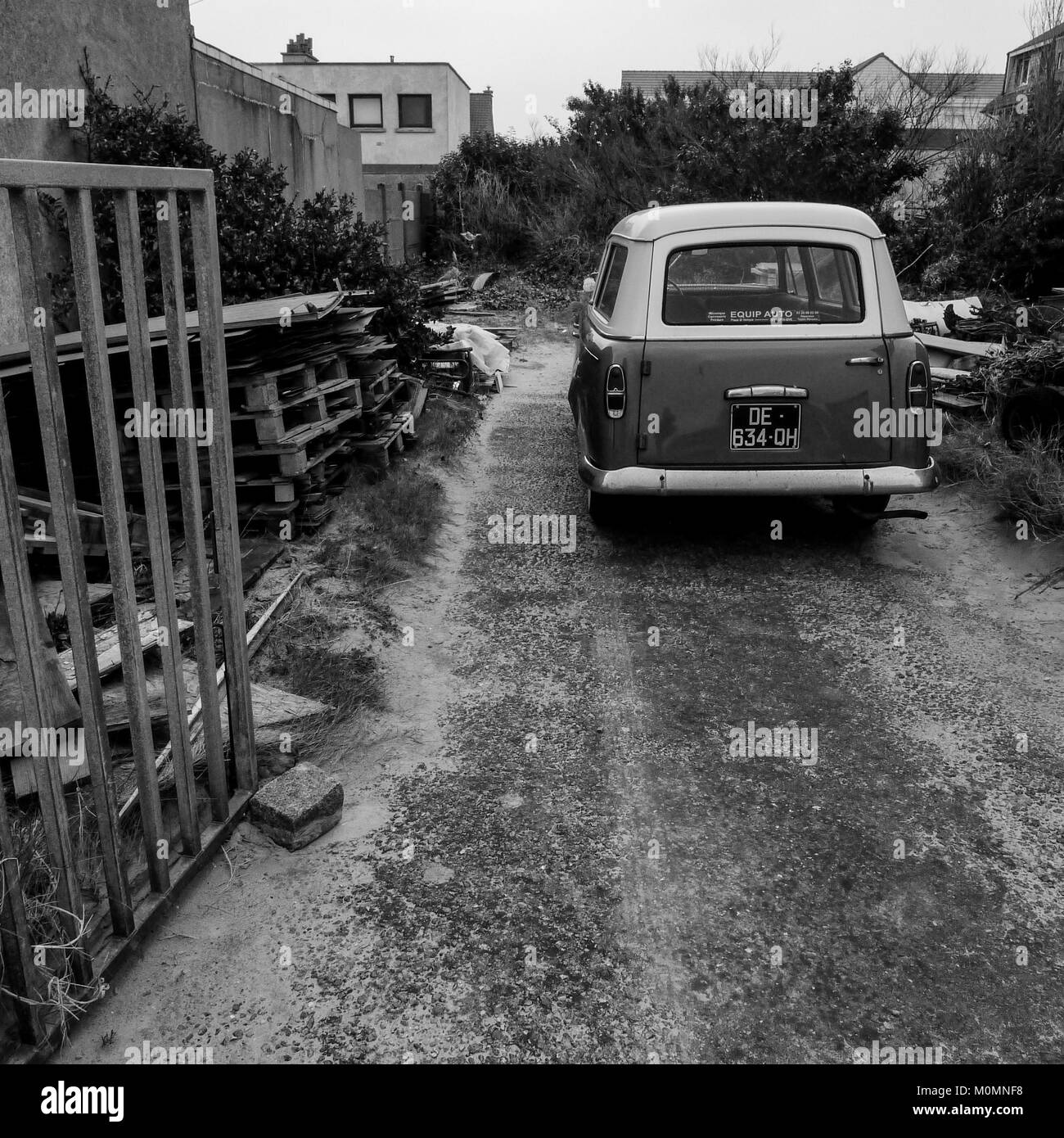 Peugeot 403 break, vintage car, Dunkirk, Nord, France Stock Photo