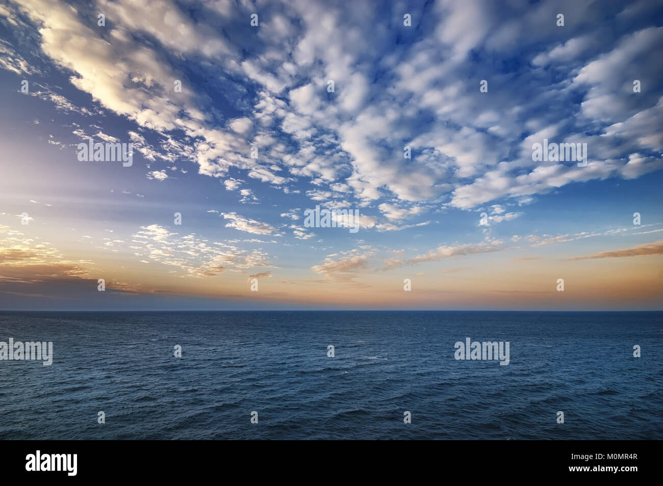 beautiful sunrise on the sea. beautiful seascape background Stock Photo ...