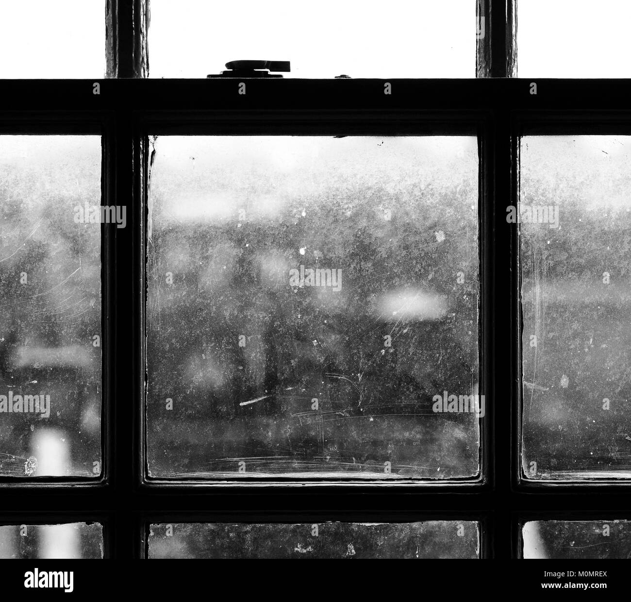 Old sash window Black and White Stock Photos & Images - Alamy
