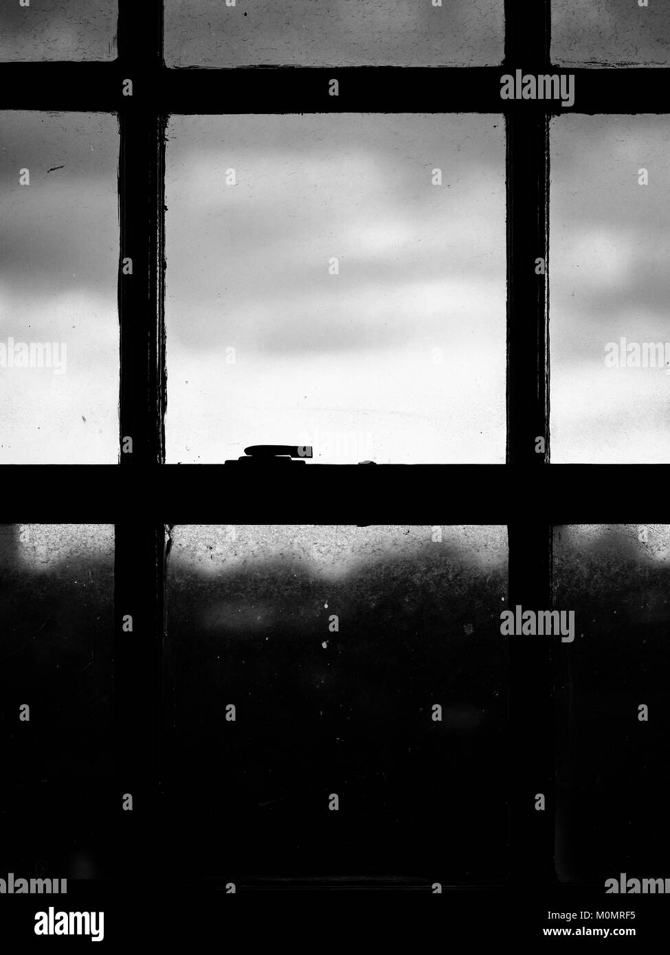 Old sash window Black and White Stock Photos & Images - Alamy