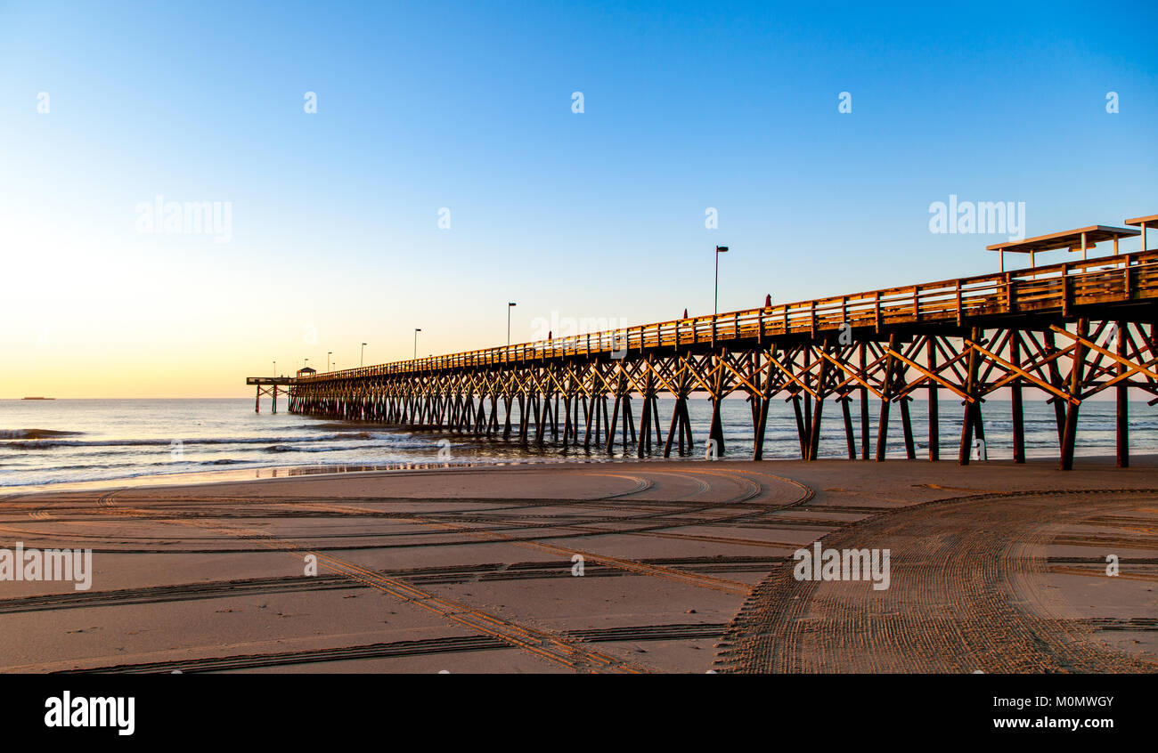 Fishing pier in Myrtle Beach Stock Photo Alamy