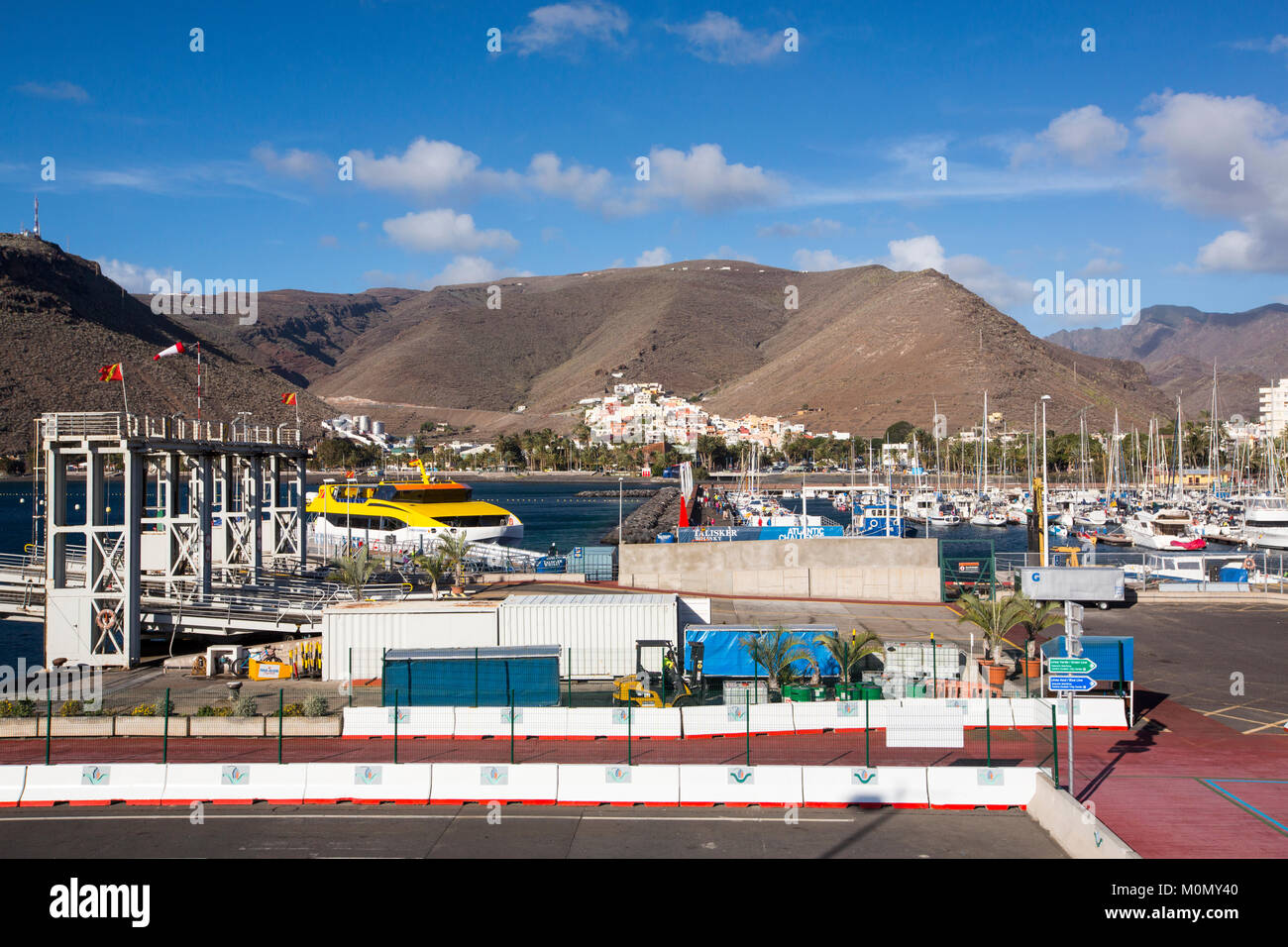 San Sebastian on La Gomera, Canary Islands. Stock Photo