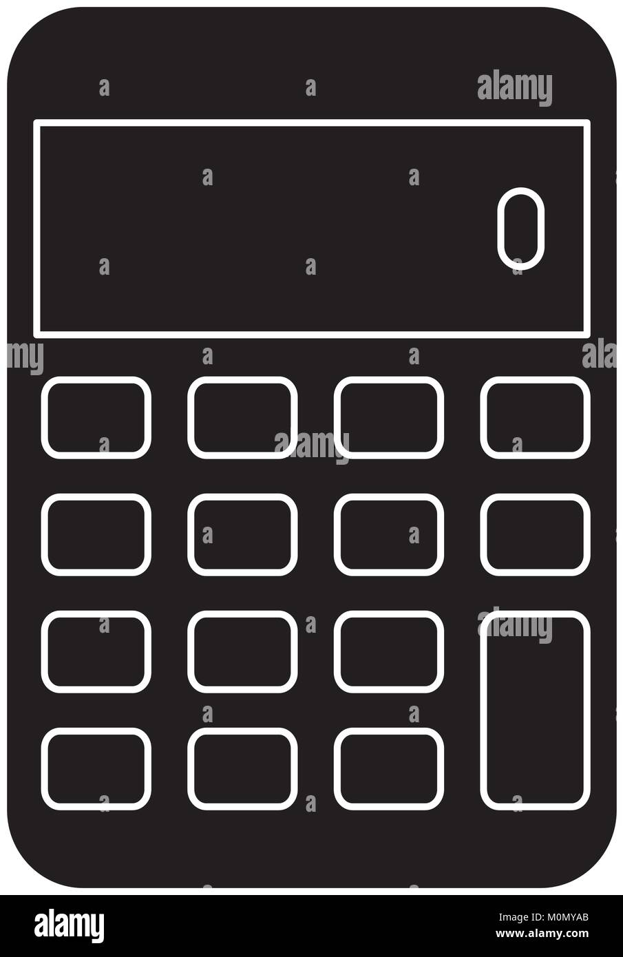 calculator math isolated icon Stock Vector Image & Art - Alamy
