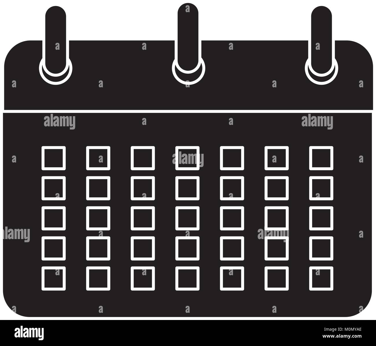calendar reminder isolated icon Stock Vector Image & Art - Alamy