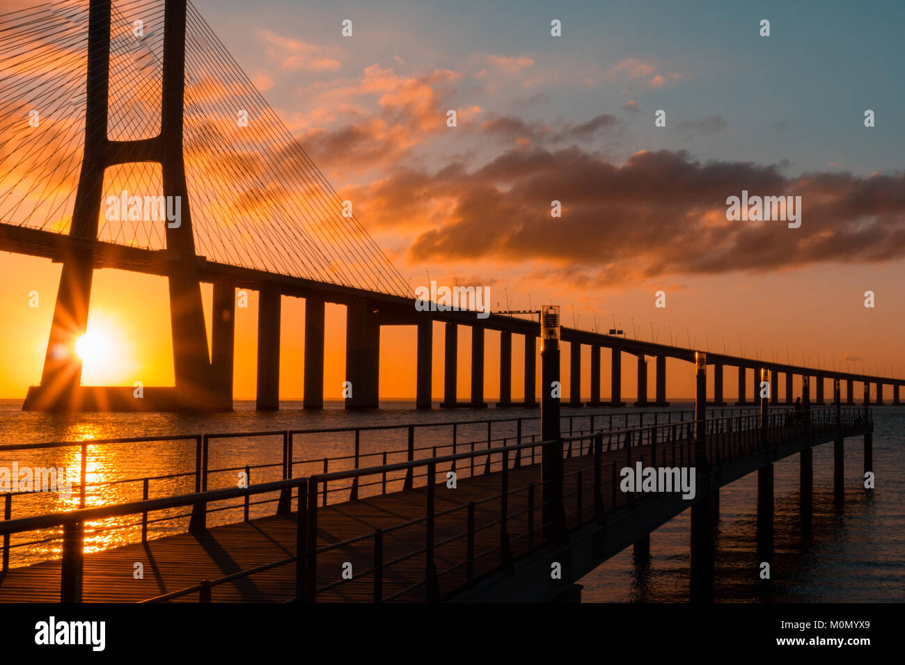 vasco-da-gama-bridge-at-sunrise-lisbon-portugal-stock-photo-alamy