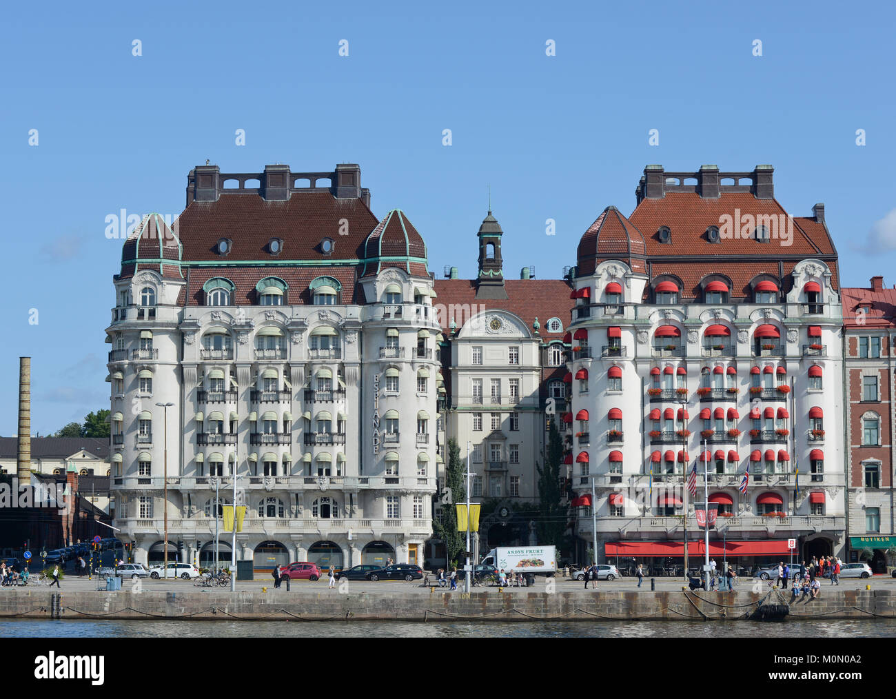 Hotel Esplanade, Stockholm, Sweden Stock Photo