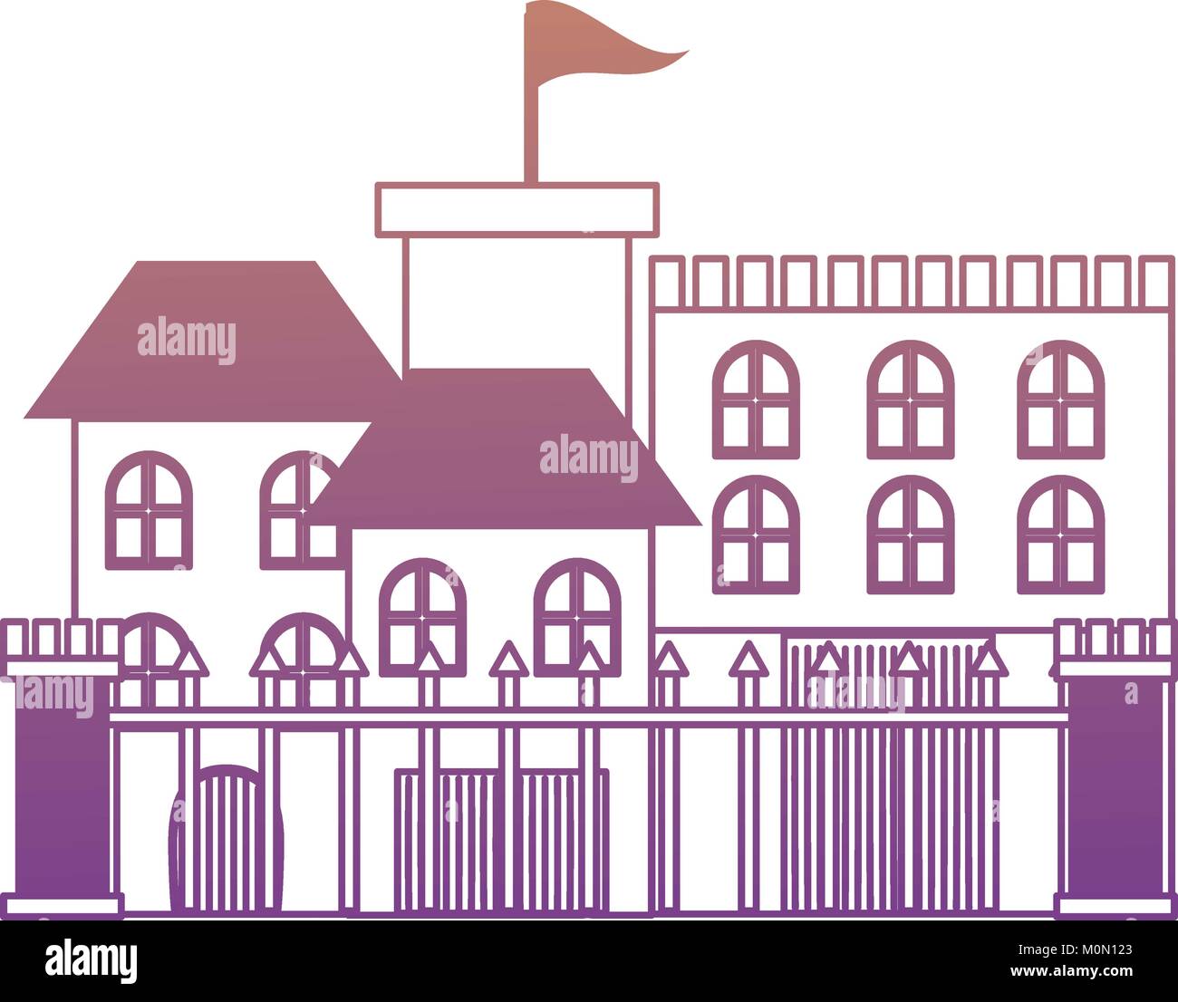 Modern castle icon image Stock Vector Image & Art - Alamy