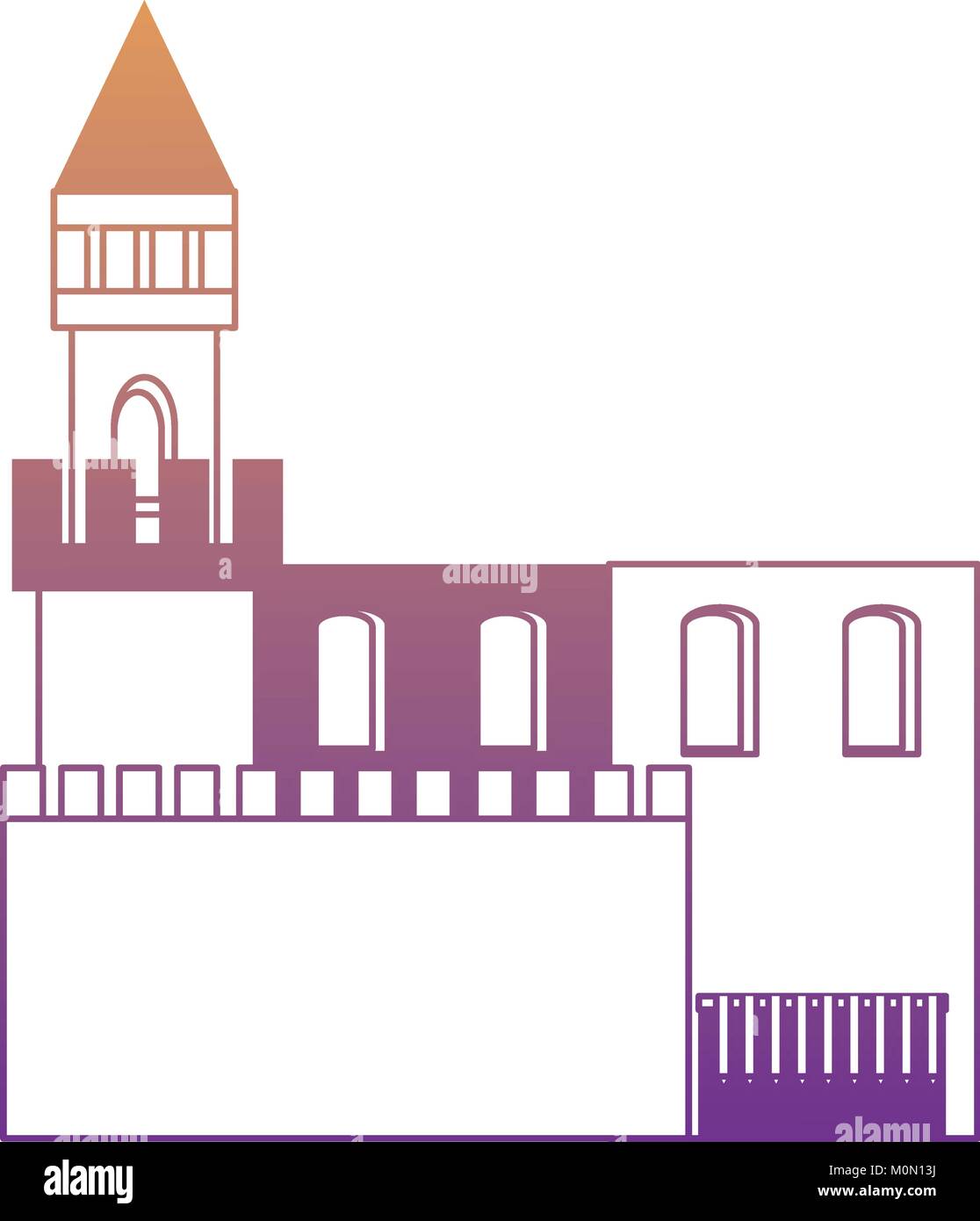 Medieval castle icon image Stock Vector Image & Art - Alamy