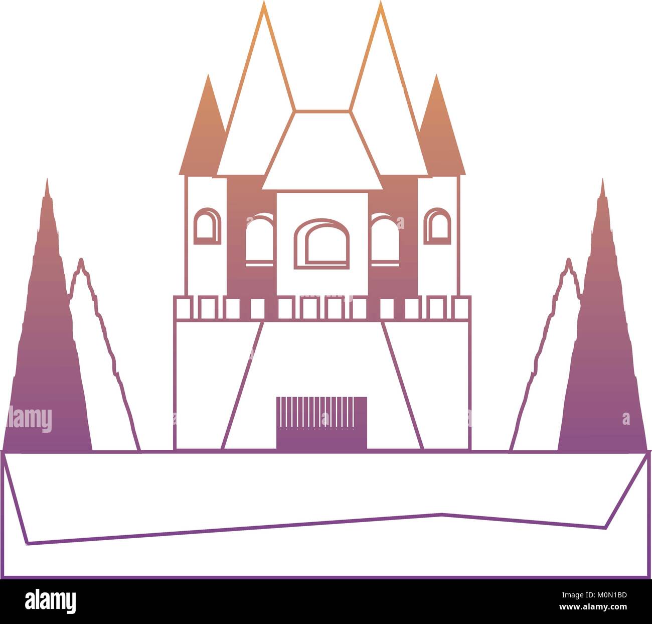Princess castle icon Stock Vector Image & Art - Alamy