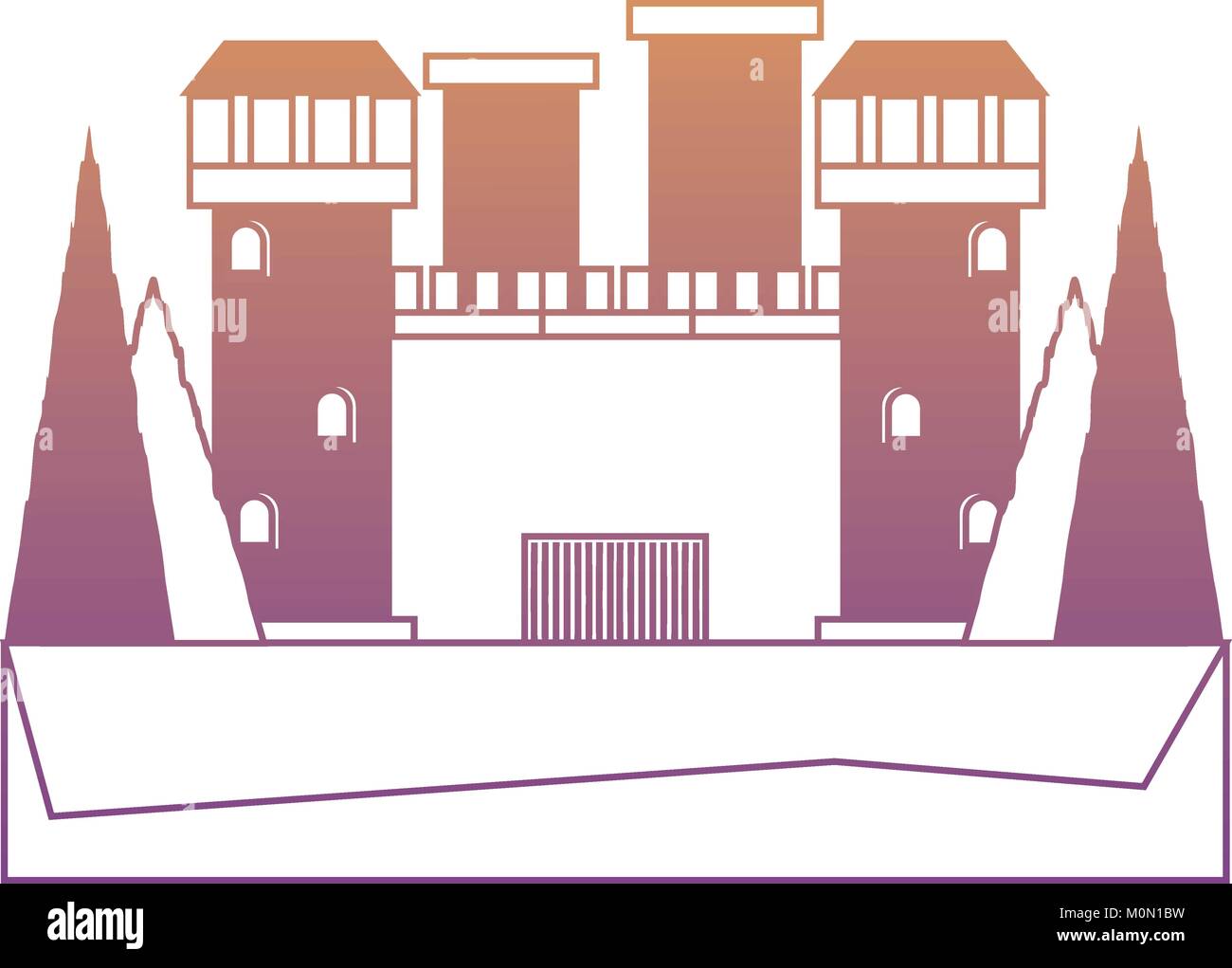 medieval castle icon image Stock Vector Image & Art - Alamy